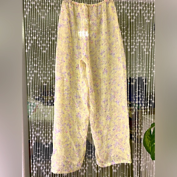 SARAH SPENCER SHEER PAJAMA BOTTOMS - Picture 4 of 6